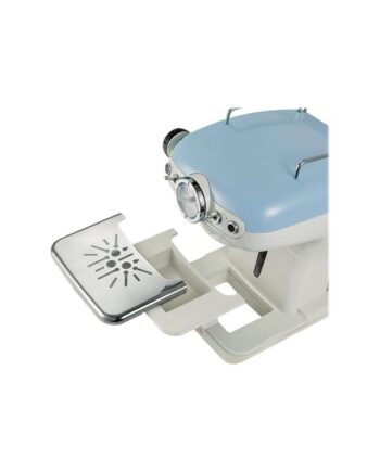 Ariete 1389 Vintage Coffee Machine With Cappuccinatore 15 Bar Light Blue