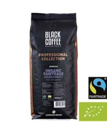Black Coffee Roasters Pro Double Roast Fairtrade1kg Hele Bønner øko