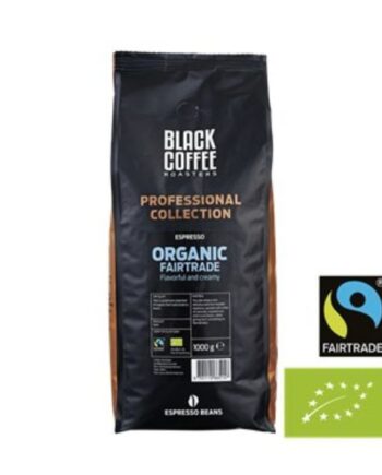 Black Coffee Roasters Pro Fairtrade Espresso 1kg Hele Bønner øko