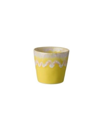 Costa Nova Cup Gres 21 Cl         Cm Yellow Ceramic