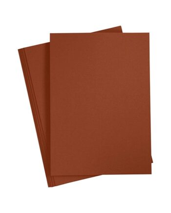 Creativ Company Colored Cardboard Coffee Brown A4 20 Sheets