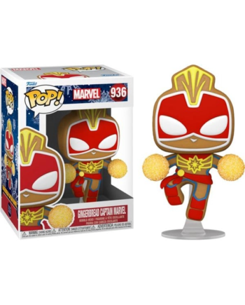 Funko  Pop  Vinyl Marvel: Marvel Holiday Gingerbread Captain Marvel  50661  Figur