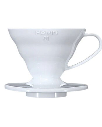 Hario V60 Plastic 01 Dripper Hvid