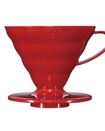 Hario V60 Plastic 02 Dripper Rød