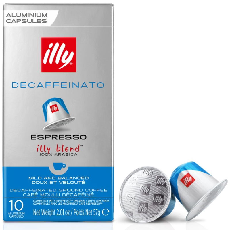 Illy Nespresso Decaf Koffeinfri Kapsler 10 Stk