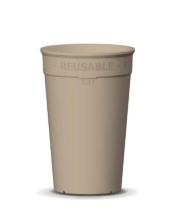 Kaffekop To-go 30 Cl  Mokka Farvet