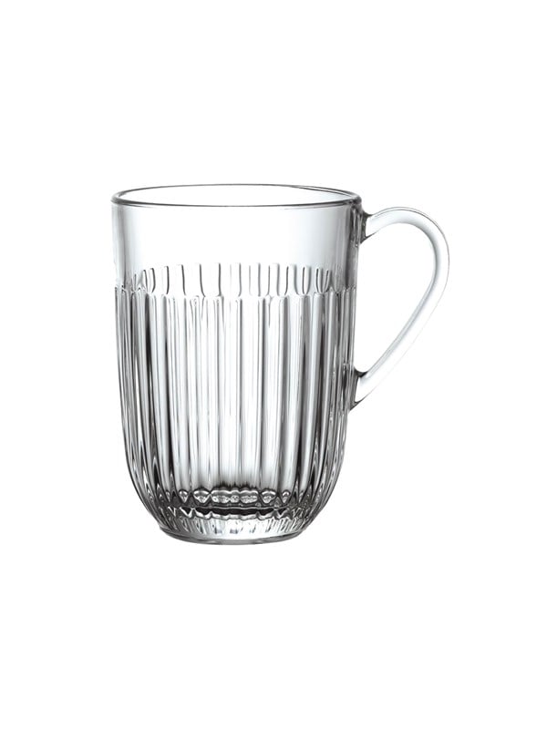 La Rochére Ouessant Transparent Mug Glass Set 6pcs
