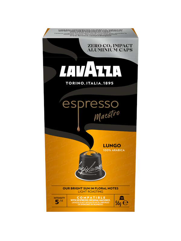 Lavazza Espresso Lungo Aluminium Caps 10 Pcs