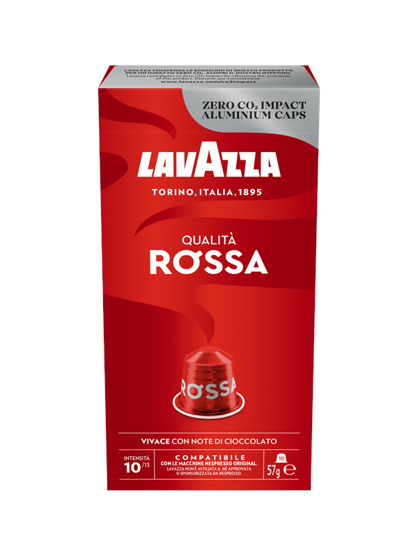 Lavazza Rossa Aluminum Caps 10 Pcs