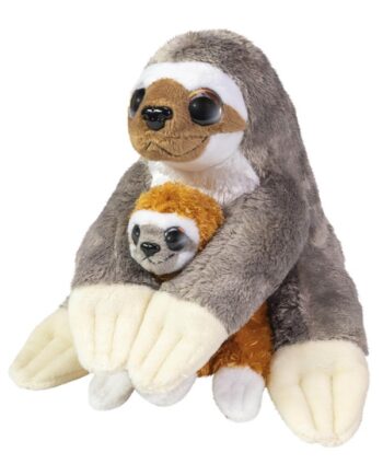 Lumo Stars Plush Toy Sloth Caramel And Coffee 24cm