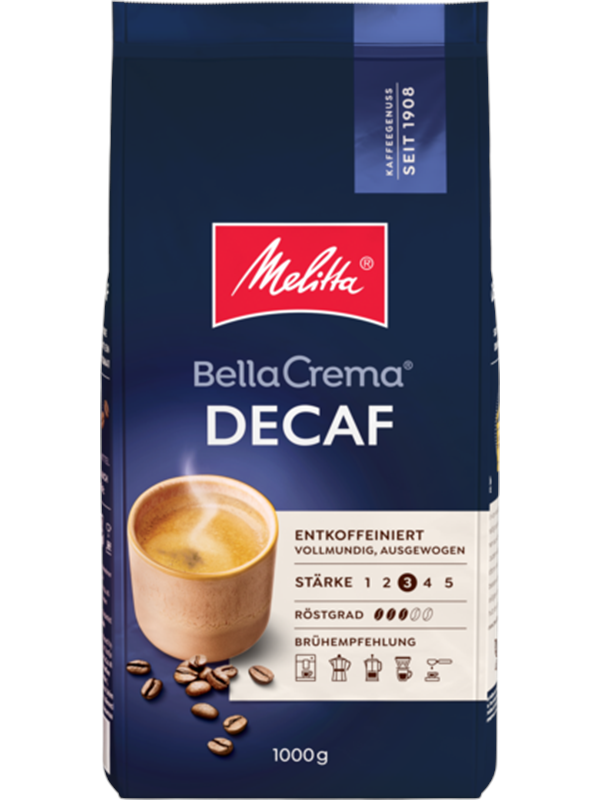 Melitta Bella Crema Decaffeinato 1kg