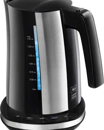 Melitta Elkedel Look Aqua     Deluxe Black Sort 2200