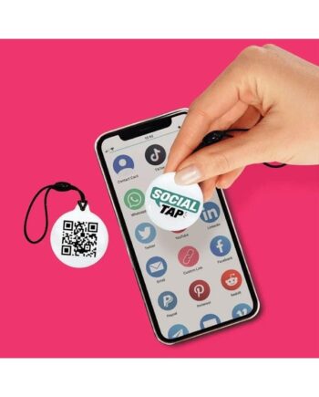 Mikamax Social Tap Fob Tag White