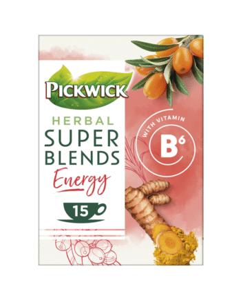 Pickwick Super Blend Energy Tea    Lemongrass Rooibos And Turmeric 15 Pcs