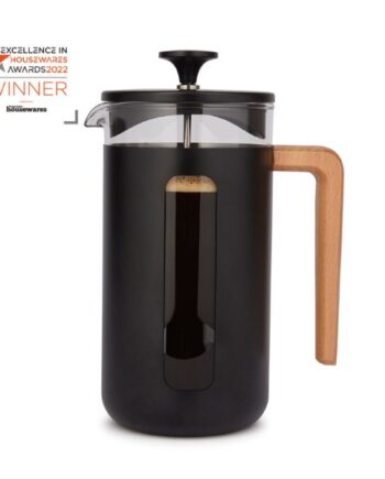 Pisa  -kops Stempelkande Sort Træhåndtag La Cafetiã Re