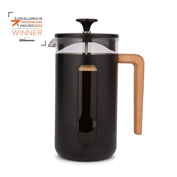 Pisa -kops Stempelkande Sort Træhåndtag La Cafetiã Re