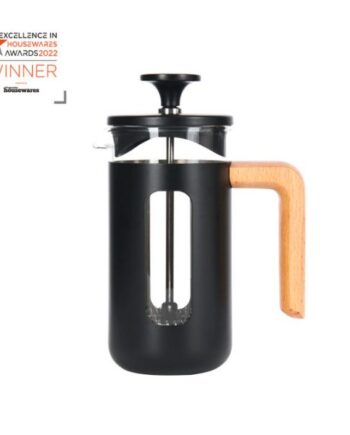 Pisa  -kops Stempelkande Sort Træhåndtag La Cafetiã Re