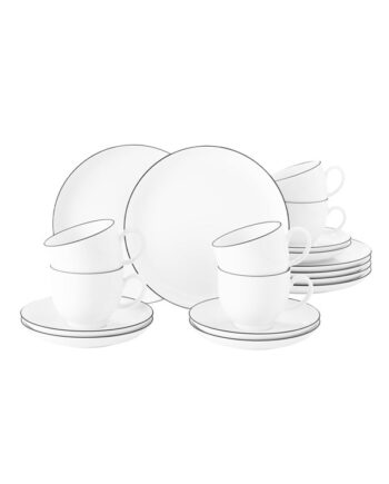 Seltmann Lido Black Line Coffee Service 18 Parts