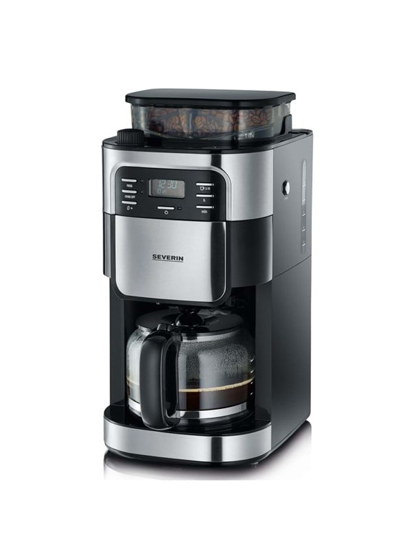 Severin Coffee Maker With Grinder Ka 4810 Stainless Steel Black