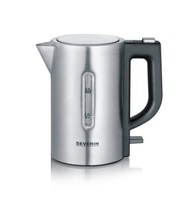 Severin Elkedel Mini Travel Wk 3647 Børstet Rustfrit Stål Sort 1100