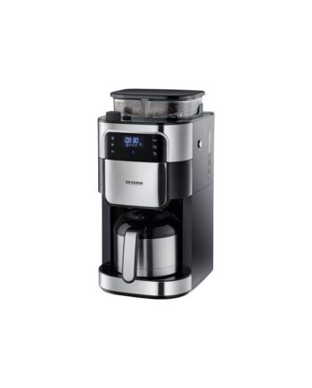 Severin Ka 4814 Coffee Maker Brushed Stainless Steel Black