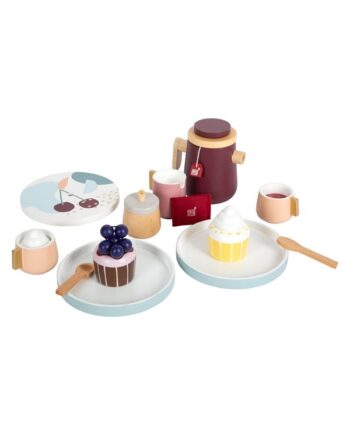 Small Foot Wooden Coffee And Tea Set Tasty 16dlg