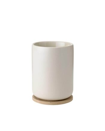 Stelton Theo Thermo Cup With Coaster   25    Sand