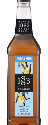 1883 Sukkerfri Vanilje Sirup Pet