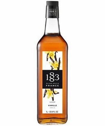 1883 Syrup Vanilla   Vanille Fl 25
