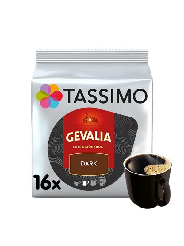 Tassimo Pods Gevalia Dark Roast 16 Pcs