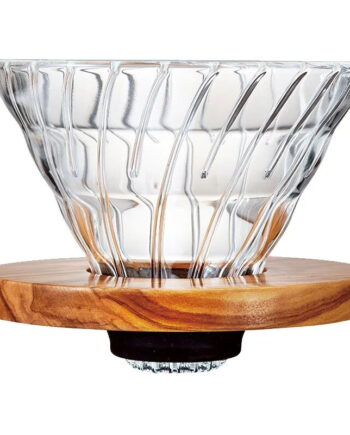 V60 Glas 02 Dripper Oliventræ